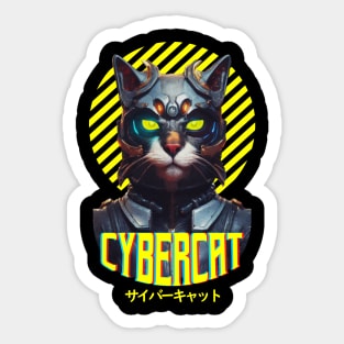 CyberCat Sticker